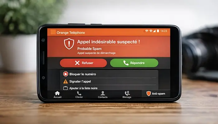Orange Téléphone : l’application anti-appels indésirables efficace pour bloquer les appels frauduleux
