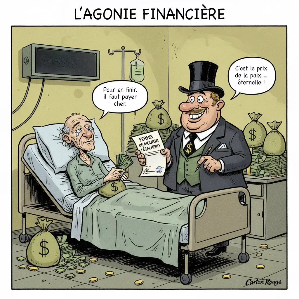 Aide à mourir, le business par Carton Rouge