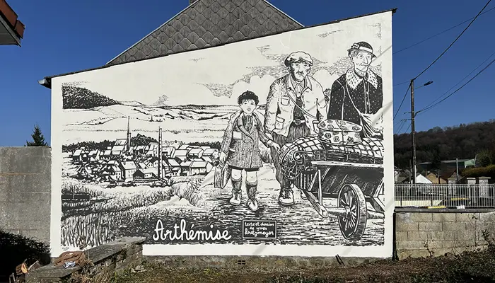 Fresque en hommage à Yves KRETZMEYER