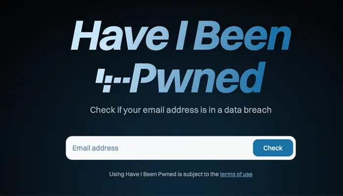 Test ton adresse mail pour savoir si ses données ont fuité