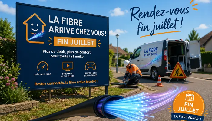 Commercialisation de la fibre.