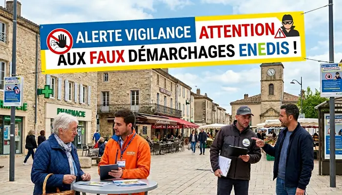 Faux démarchages ENEDIS.