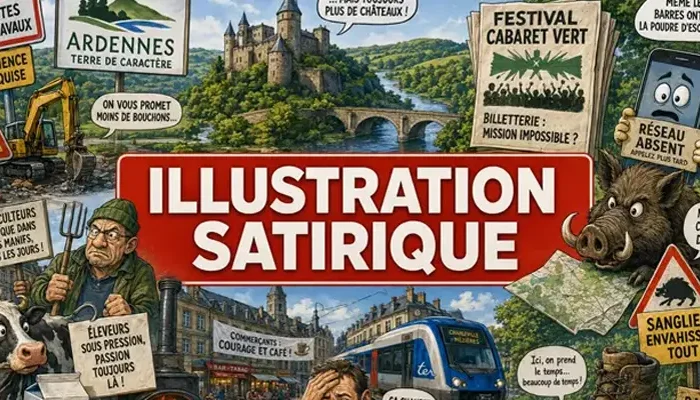 Illustration satirique, les Ardennes