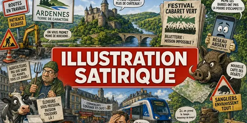 Illustration satirique, les Ardennes