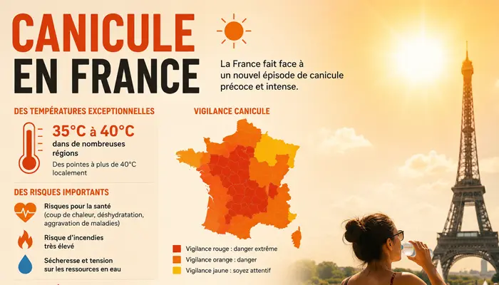 Canicule 2026, sécheresse, santé.