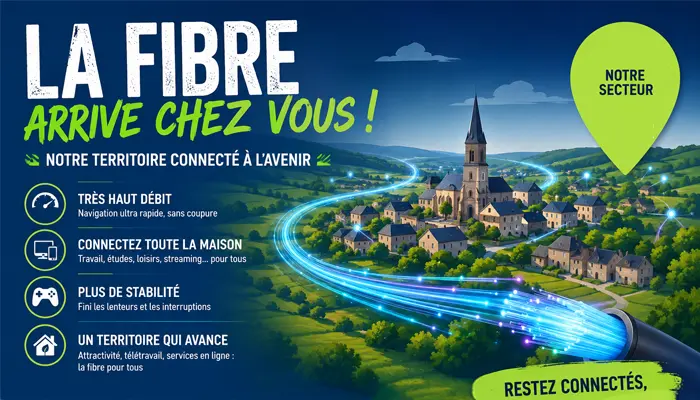La fibre s'installe et se lance