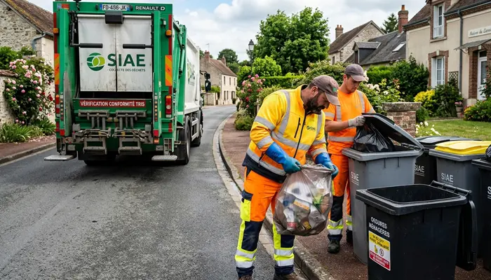 Une vérification surprise des poubelles