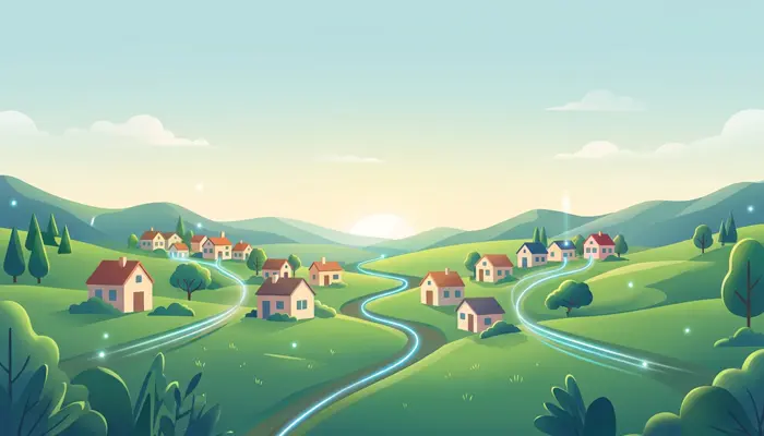 Impact de la fibre optique dans la vallée de l'Ennemane.